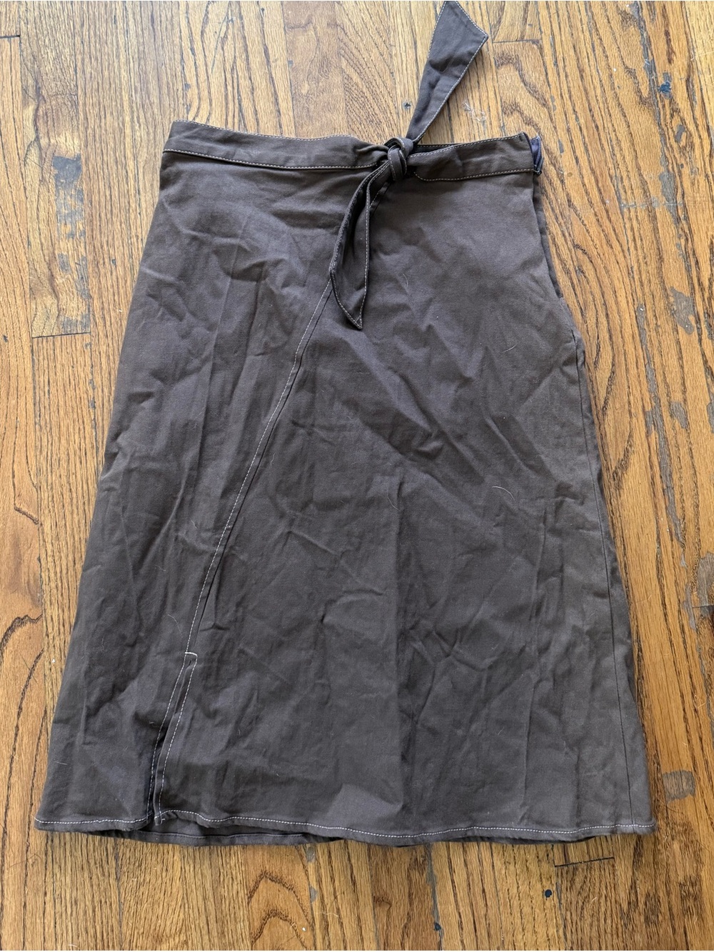 Vintage Co-Op tie waist skirt